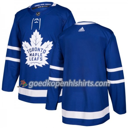 Toronto Maple Leafs Blank Adidas 2017-2018 Blauw Authentic Shirt - Mannen